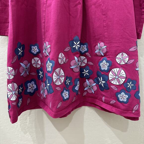 Tea Collection Water Lotus Trapeze Long Sleeve Dress - Picture 3 of 8